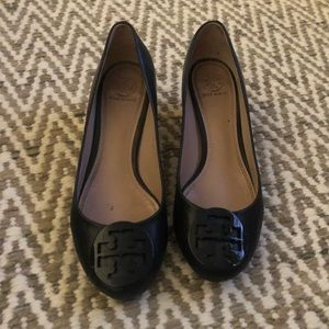Black Tory Burch heels ~2 inch heel
